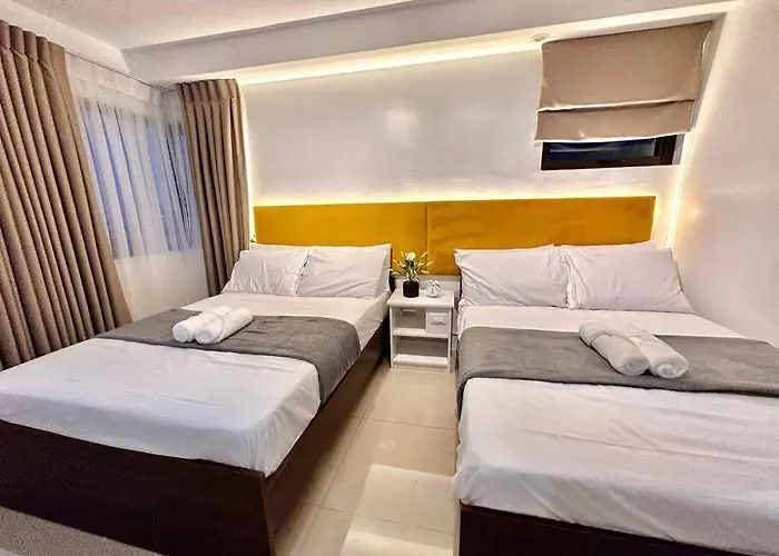 Living, The Persimmon Double Beds Apartment *