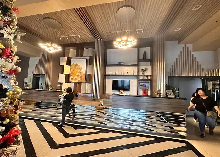 Living, The Persimmon Double Beds Apartment Cebu