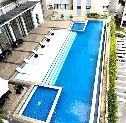 Living, The Persimmon Double Beds Apartment