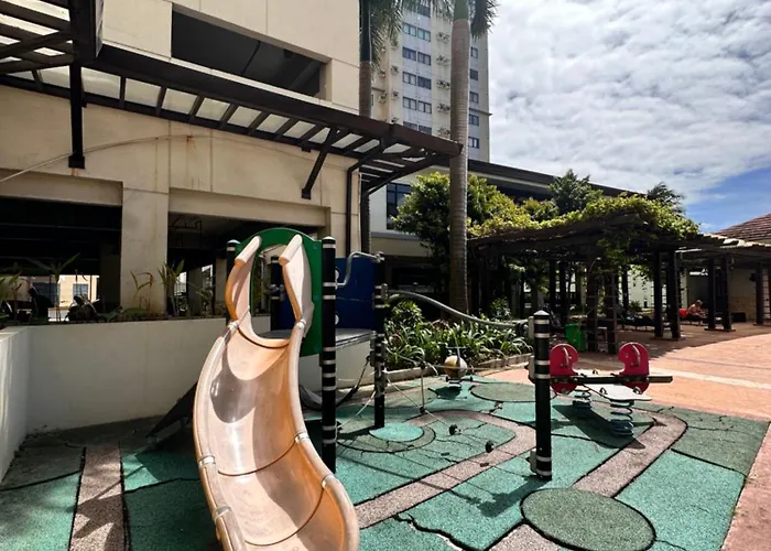 Living, The Persimmon Double Beds Apartment Cebu